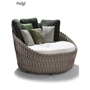 799usd Ngryise 1 set minshuku holiday 160cm round rattan bed