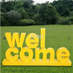 399usd Ngryise 1 set 150*25*85cm welcome statue garden