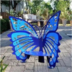 1200usd Ngryise 1 set 180*50*160cm butterfly shape statue with chair function