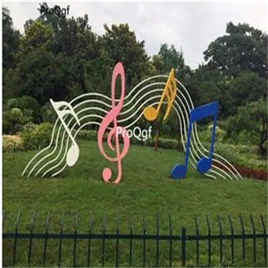 799usd Ngryise 1 set 250*120cm garden musical symbol statue