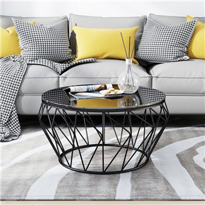 169usd Ngryise 1 set minshuku glass metal ins style table diameter 60cm