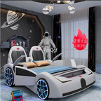 1699usd Prodgf 1Pcs A Set Children Car Shape Boy Like Bed white or blue three size choice