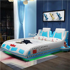 1699USD Prodgf 1Pcs A Set Children car Shape Boy Like Bed BLue, dark blue, green, pink