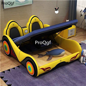1699usd Prodgf 1Pcs A Set Children car Shape Boy Like Bed white,blue,yellow hot