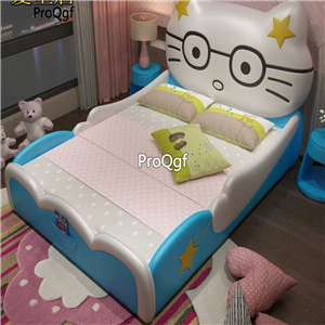 1699usd Prodgf 1Pcs A Set Children animal cat Shape girl Like Bed purple,black,blue,pink