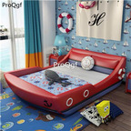 1699usd Prodgf 1Pcs A Set Children pirate boat Shape girl Like Bed yellow,blue,skyblue, green,orange,red