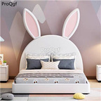 1699usd Ngryise 1 set ins rabbit ear shape Children Bed white, purple, pink, watermelon red