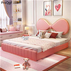 1699usd Ngryise 1 set ins bowknot shape Children Bed pink, white, blue, light pink