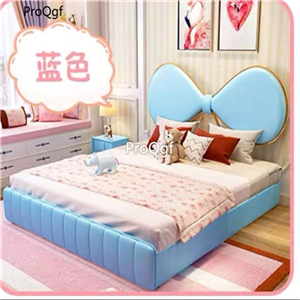 1699usd Ngryise 1 set ins bowknot shape Children Bed pink, white, blue, light pink