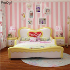1699usd Ngryise 1 set ins heart shape girl like Children Bed pink, yellow, blue new series