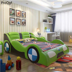 1699usd Ngryise 1 set ins car style girl like Children Bed  green, yellow, blue
