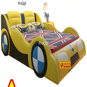 1699usd Ngryise 1 set ins car style girl like Children Bed  green, yellow, blue