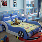 1699usd Ngryise 1 set ins car style girl like Children Bed  blue, green, sky blue