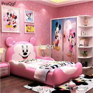 1699usd Ngryise 1 set lovely mouse style girl like Children Bed pink,blue,black,yellow,green
