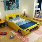 6999usd Ngryise 1 set car style girl like Children Bed yellow,red,white,green,blue