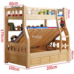 1999usd Ngryise 1 set up width 80cm down width 100cm Children Bed