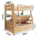 2099usd Ngryise 1 set up width 100cm down width 120cm Children Bed