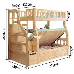 2299usd Ngryise 1 set up width 130cm down width 150cm Children Bed