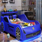 1699usd Ngryise 1 set car style star Children Bed blue or yellow classic
