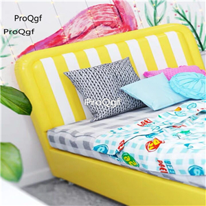 1699usd Ngryise 1 set fresh yellow color Children Bed
