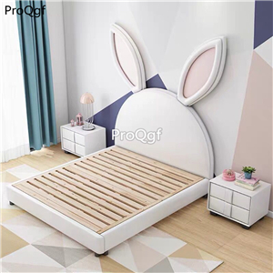 1699usd Ngryise 1 set big rabbit ear series Children Bed