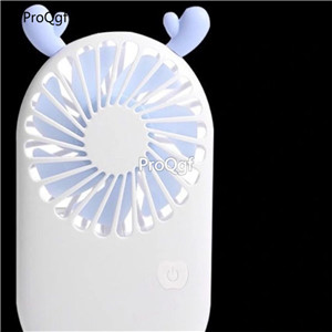 13usd Ngryise 2Pcs A Set Mini Fan deer or cat shape Portable Fan