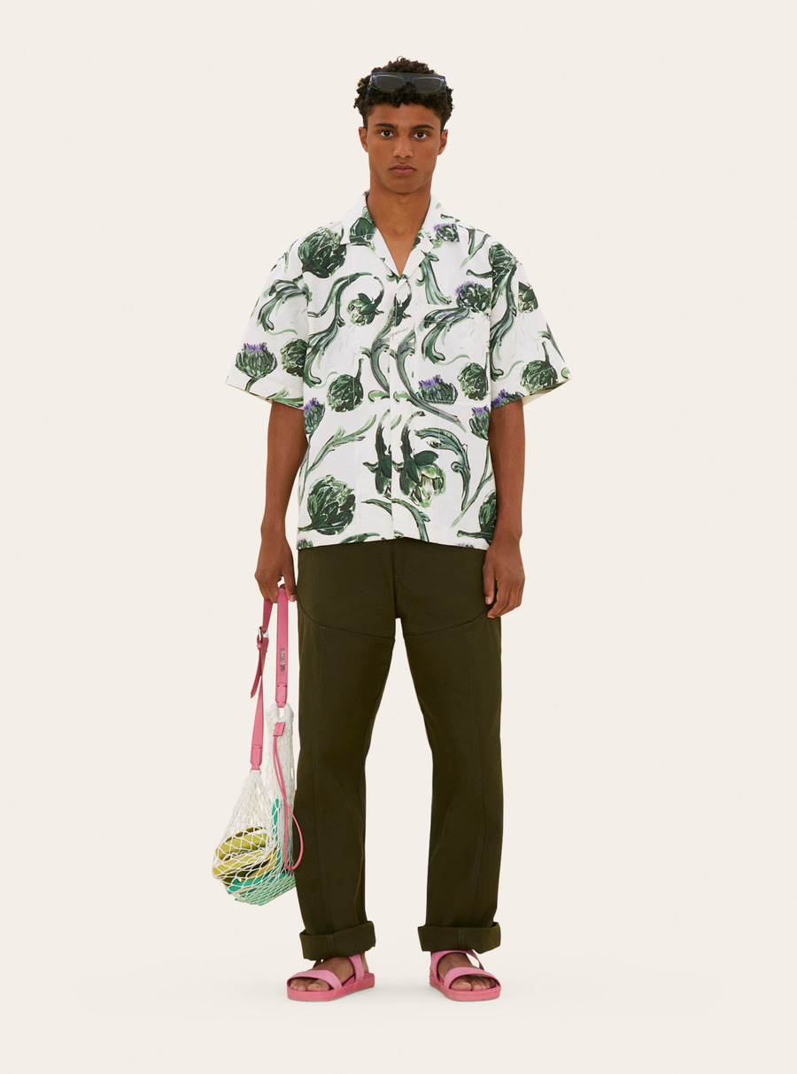 廓形立领双排扣风衣