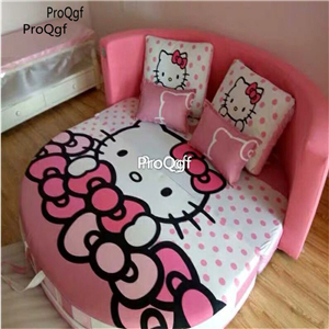 1699usd Ngryise 1 Set children 180cm round fashion bed