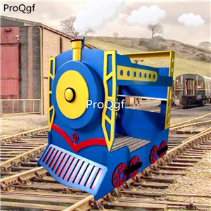 3999usd Ngryise 1 Set children train series fashion bed 120*200cm