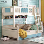 1999usd Ngryise 1 set classic color children double layer bed