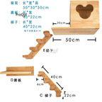 139usd Ngryise 1 set wall hanging as photo show cat climbing tool playground