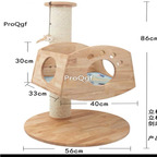 99usd Ngryise 1 set cat 86*56cm home with climbing tool
