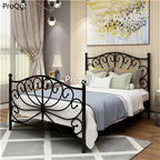 399usd  ProQgf 1 Set children 120*190cm black,gold or white series bed