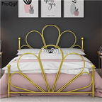 399usd Ngryise 1 set children 120*190cm big peacock series bed