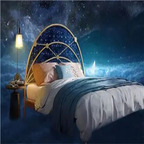 599usd Ngryise 1 set children 120*200cm night star series bed