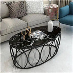 159usd Ngryise 1 Set Nordic tea shop 100*50*45cm marble table
