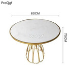 169usd Ngryise 1 Set Nordic tea shop 60*75cm marble fashion table