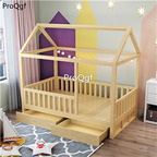 1699usd Ngryise 1 Set 80*190cm house shape children fashion bed