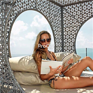 1699usd Ngryise 1 Set 200*200*200cm rattan outdoor minshuku bed