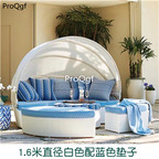 699usd Ngryise 1 Set 160cm outdoor two color choice minshuku sea rattan bed