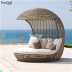 2999usd Ngryise 1 Set minshuku rattan bed two species outdoor