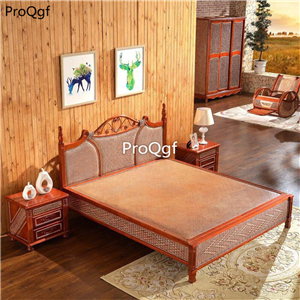 1699usd Ngryise 1 Set minshuku rattan bed 150*190cm