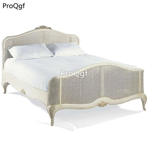1699usd Ngryise 1 set 150*200cm white like beige color rattan bed indoor or outdoor
