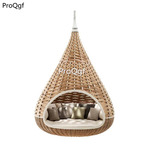 2999usd Ngryise 1 set indonesian bird nest series rattan bed indoor or outdoor