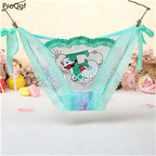 19usd Ngryise 2Pcs A Set girl lady animal series pretty underpant