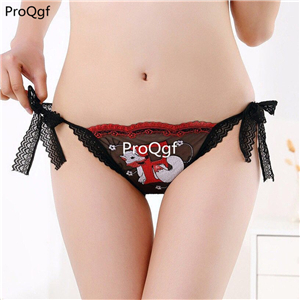 19usd Ngryise 2Pcs A Set girl lady animal series pretty underpant