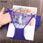 19usd Ngryise 2Pcs A Set girl lady fox animal series pretty underpant