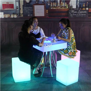 159usd Ngryise 1 Set ins fashion bar led 60*60*76cm table