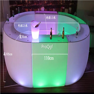 1600usd Ngryise 1 Set ins fashion bar led table combination giant