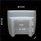 300usd Ngryise 1 Set ins fashion bar led table 130*110cm